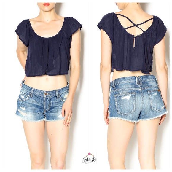 🆕 Billabong Festival Sol Crop Top - Picture 2 of 8